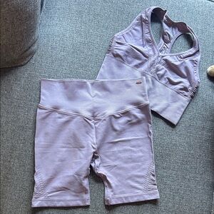Victoria’s Secret PINK Sports Bra and Shorts Athletic Set